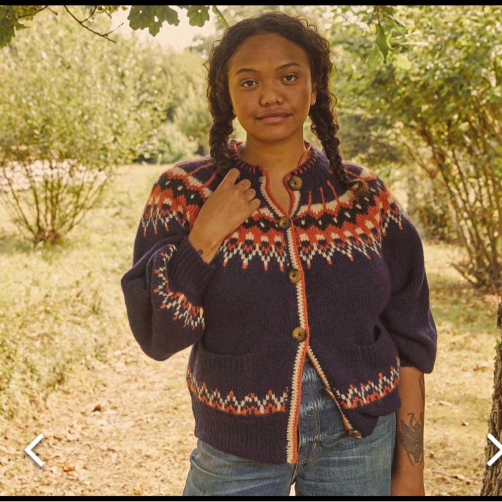 Doen Fair Isle Cardigan